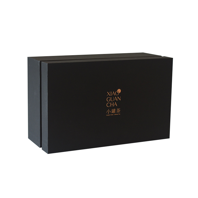 OEM定制设计定制豪华大黑纸盒制造商中国茶叶盒包装