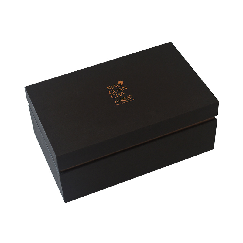 OEM定制设计定制豪华大黑纸盒制造商中国茶叶盒包装